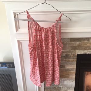 Scoop neck with vneck back blouse